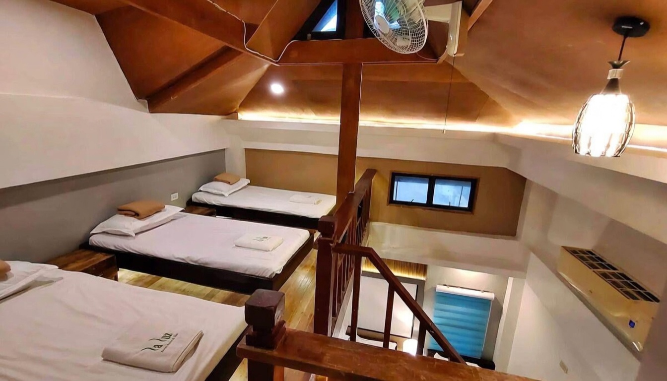 Annex loft room upper loft bed at La Luz Beach Resort