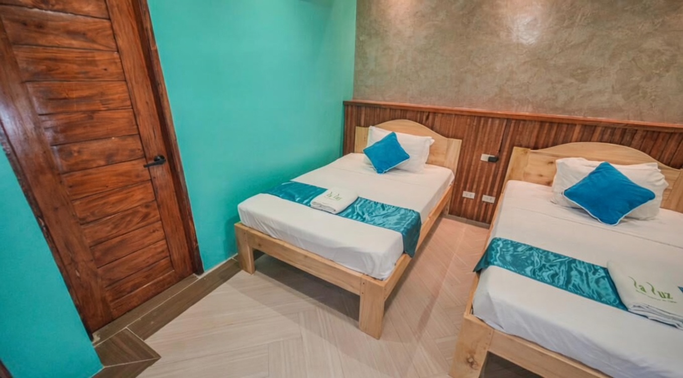Cabin 1 bed at La Luz Beach Resort