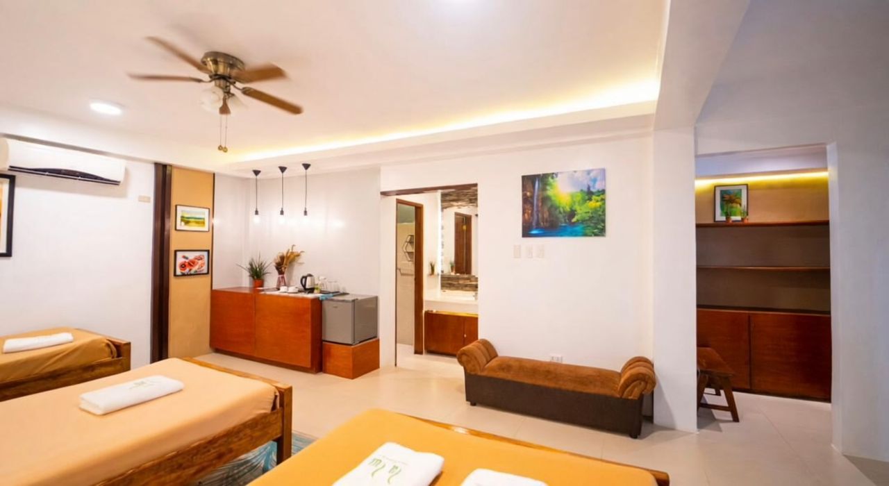 Premier deluxe bedroom at La Luz Beach Resort