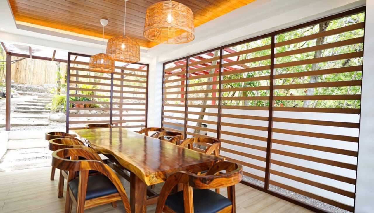 Premier deluxe dining area at La Luz Beach Resort